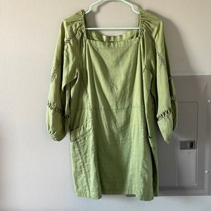 FREE PEOPLE Green Dress